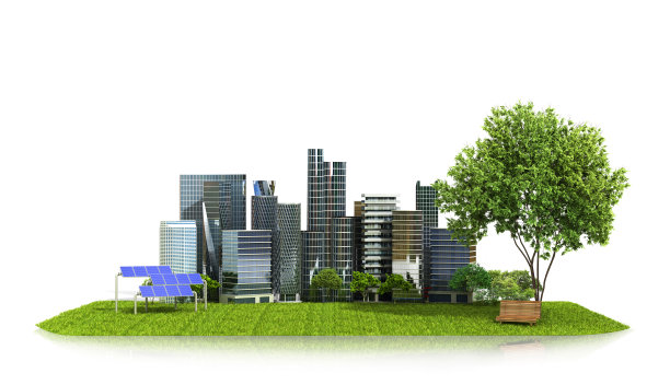 城市的概念、生态。图片下载