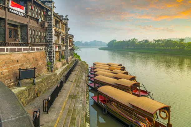 四川黄龙谷古镇图片下载