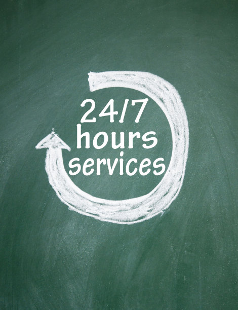 24小时7天服务签约图片下载