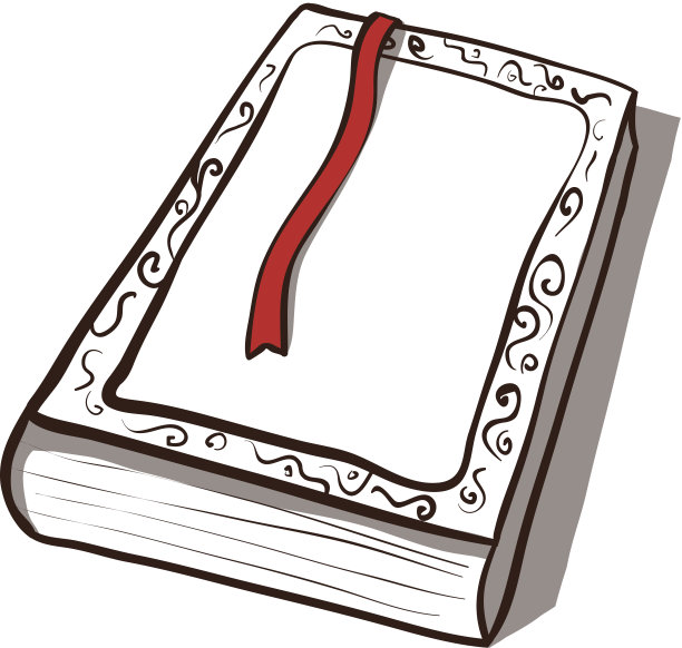 白老书。矢量图标。手绘插图图片下载