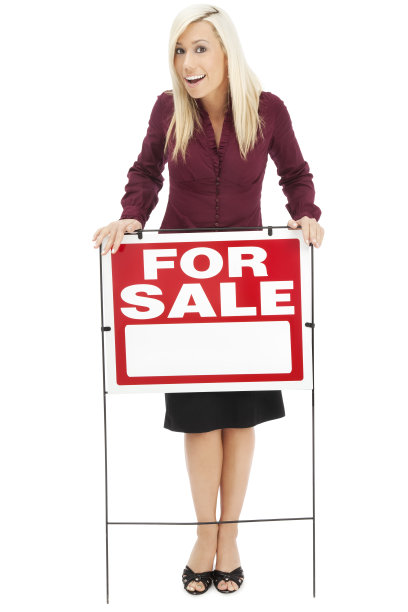 有出售标志的房地产代理图片下载