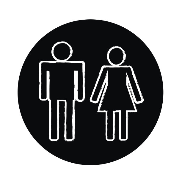男子和女士人物图标图片下载