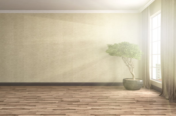 内部有大窗户。三维演示图片下载