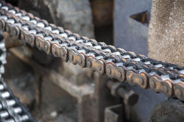 电机链条和齿轮图片下载