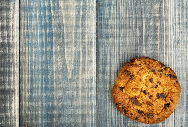 燕麦饼干和巧克力块图片下载