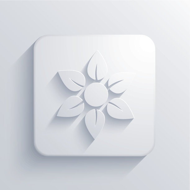 矢量光方形图标。Eps10图片下载