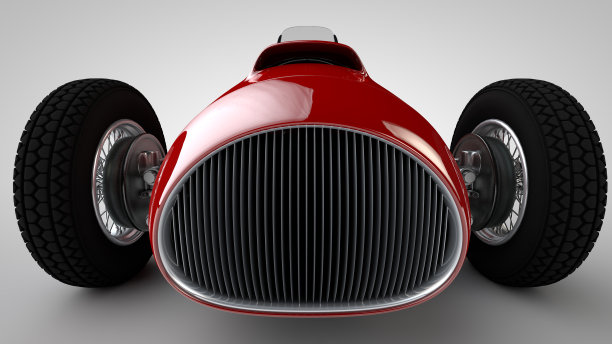 赛车。三维渲染图片下载