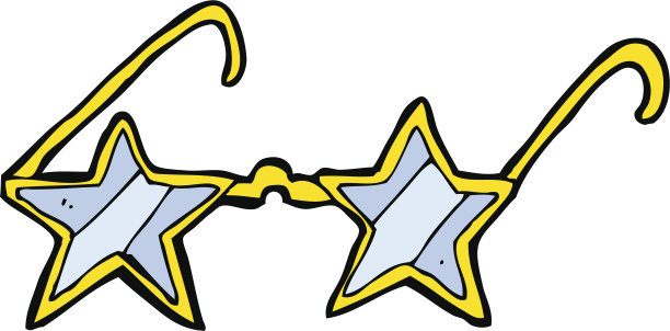 卡通明星的眼镜图片下载