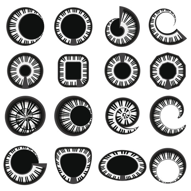 音乐钢琴键盘素材图片