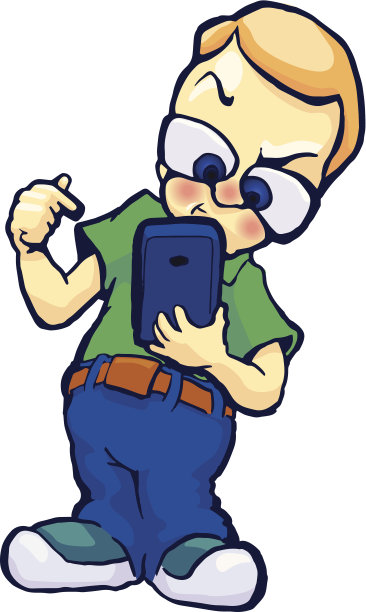 用手机的小男孩图片下载