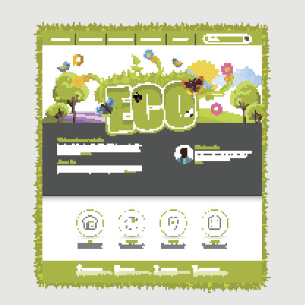 创造性的绿色生态标签设计在可编辑的矢量格式。图片下载