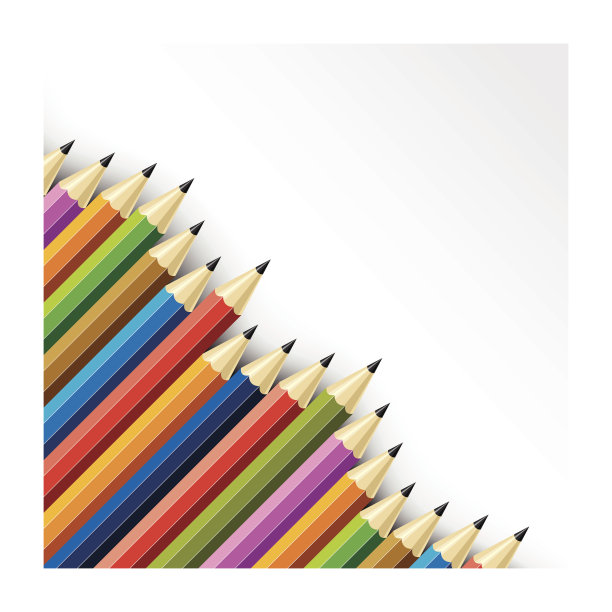 多色铅笔-插图图片下载