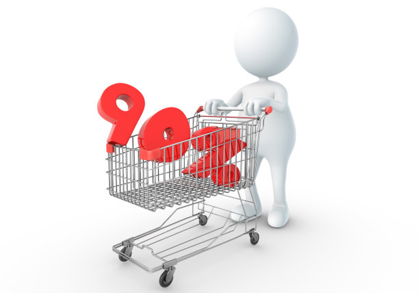 3D人抱购物车图片下载