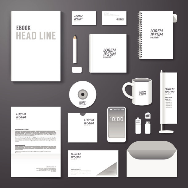 矢量宣传册，传单，杂志封面小册子海报设计模板图片下载