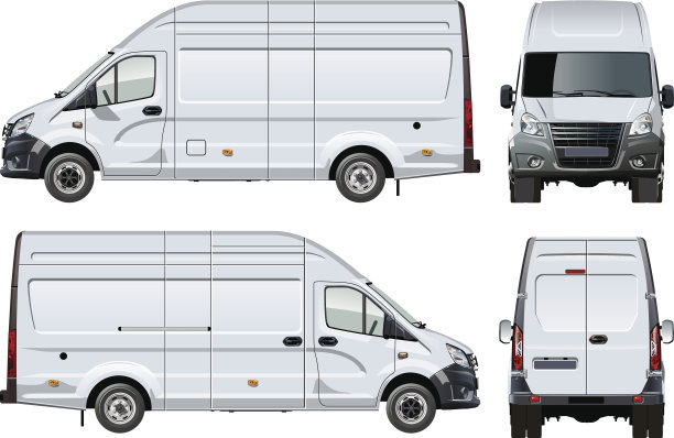 矢量车模板被隔离在白色区域图片下载