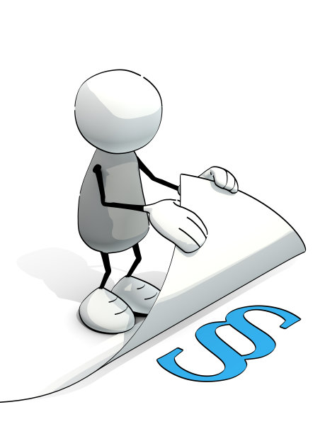 小个子粗人翻白纸页-蓝色段落图片下载