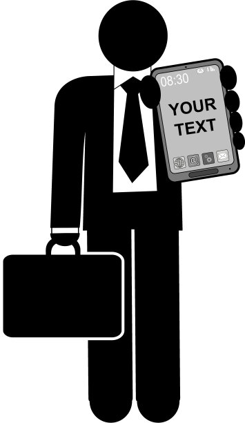 手持手机的男人图片下载