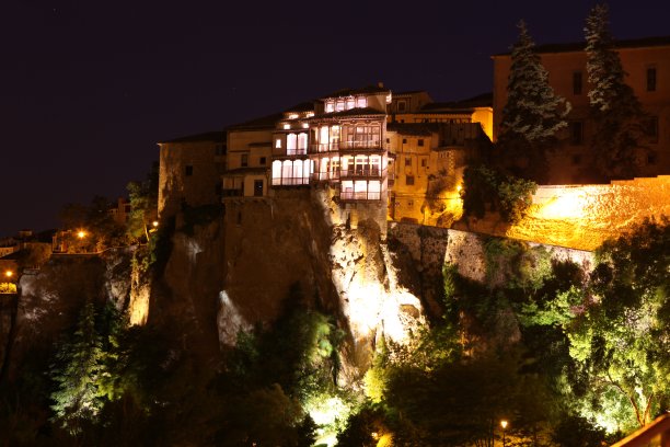 昆卡落基河银行。西班牙人，卡斯提拉·拉·曼查图片下载