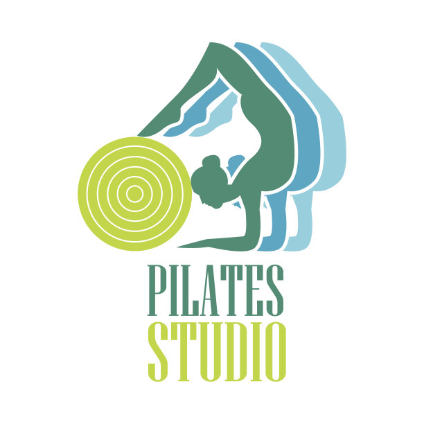 普拉提偶像普拉提学校，普拉提工作室。矢量图图片下载
