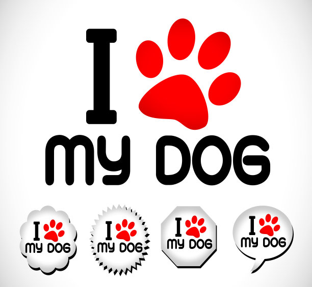 可爱的卡通狗图片下载