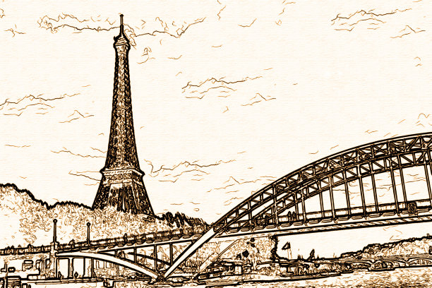 巴黎——埃菲尔铁塔图片下载