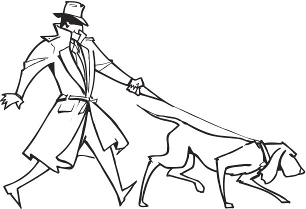 侦探侦探犬图片下载