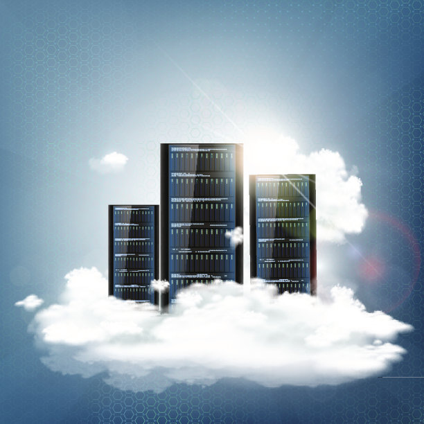 云计算。用于存储数据的服务器。图片下载