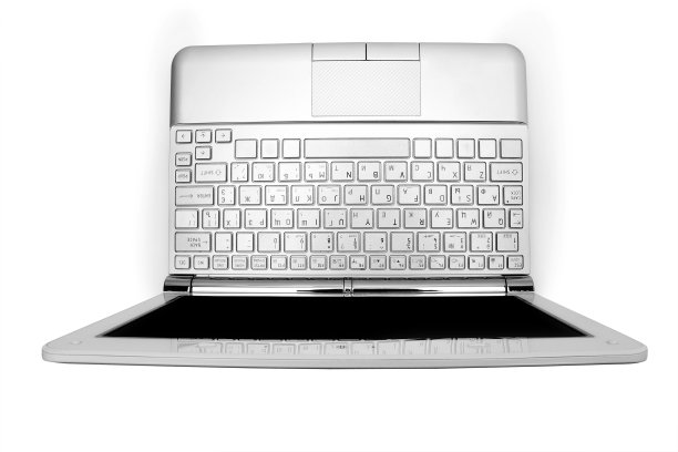 黑色显示器的上网本图片下载