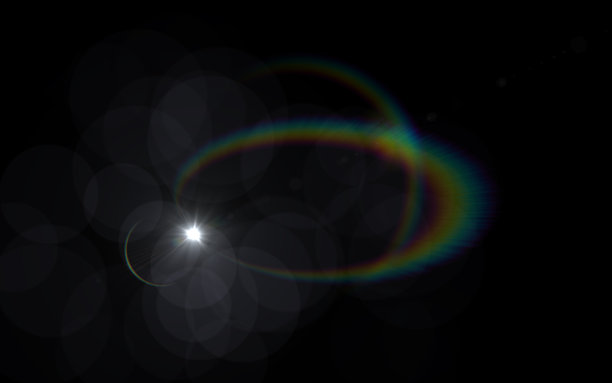 镜头光晕脏镜头白光图片下载