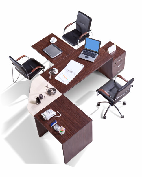 办公家具俯视图图片下载