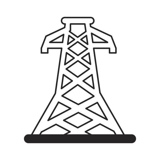 能源塔独立图标图片下载