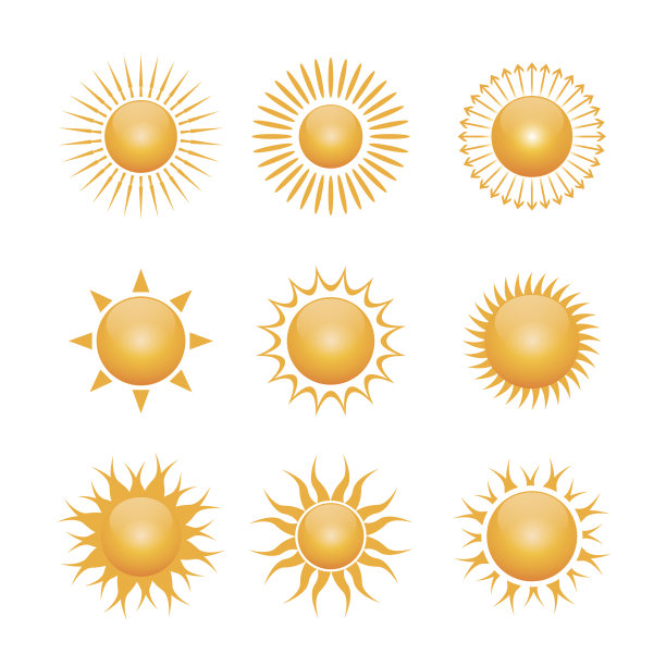 太阳的矢量符号图片下载