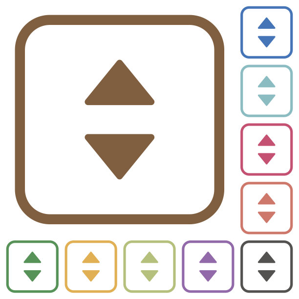 垂直控制箭头简单的图标图片下载