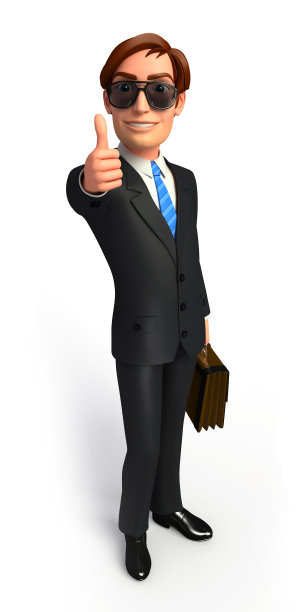 幸运的年轻商人图片下载