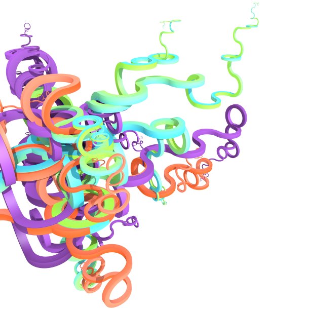 抽象的弯曲形状图片下载