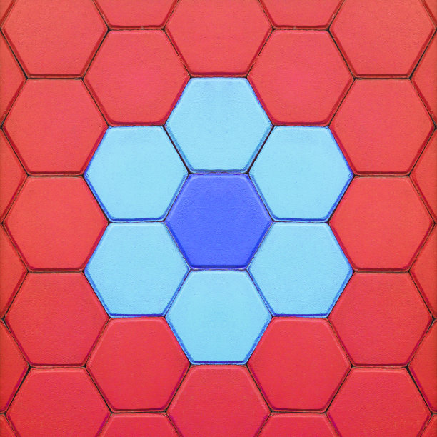 六角砖地板图片下载