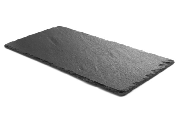 白色背景上的黑色板岩图片下载