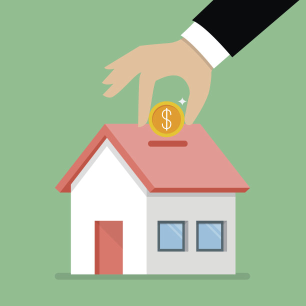 手收钱在房子小猪银行图片下载