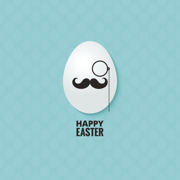 复活节潮蛋背景图片下载