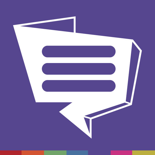 语音气泡图标插图符号设计图片下载