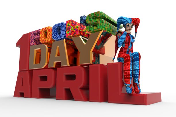 愚人节剪报图片下载