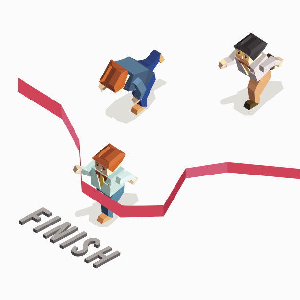 商人精采红线细线图片下载