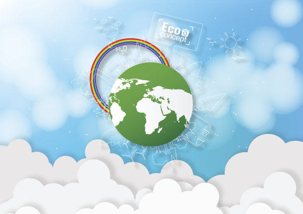 生态学的概念。保存世界矢量图图片下载