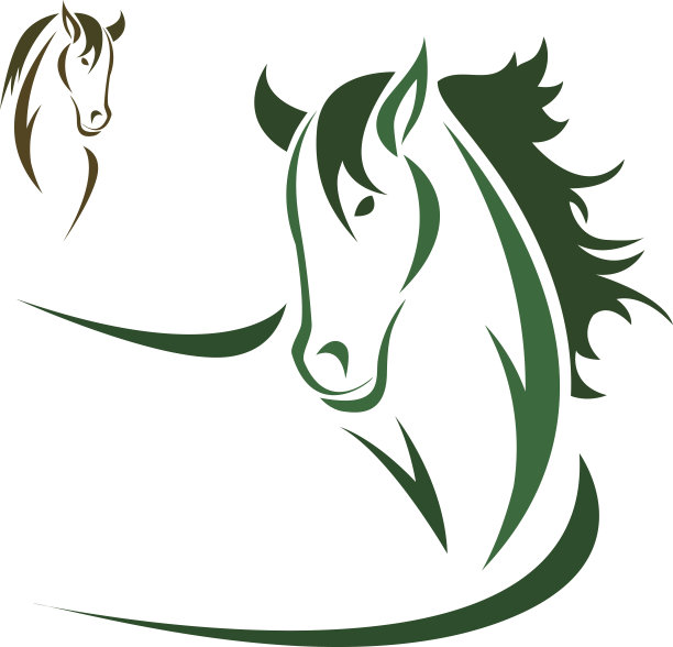 矢量马头图片下载