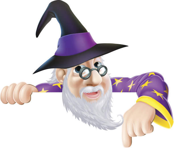 巫师偷看过指示牌图片下载