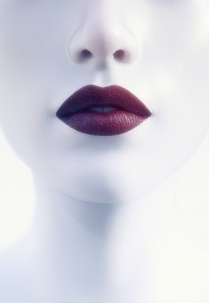 红唇和白脸图片下载