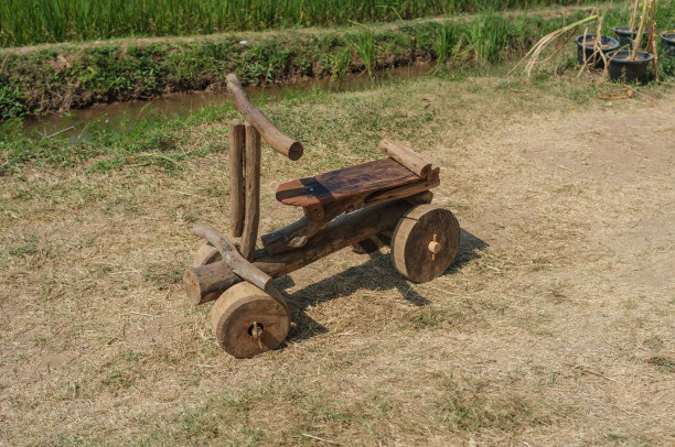 木制自行车图片下载