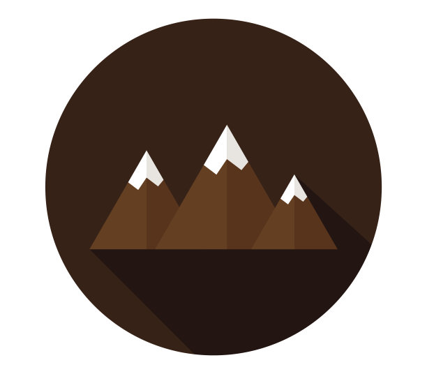 圣像山与雪图片下载