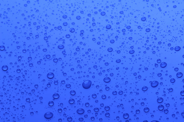 蓝色的水滴图片下载