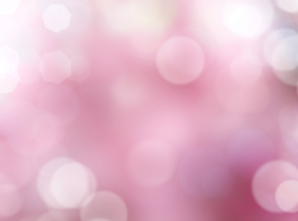 柔和的粉色模糊背景。情人节的背景。素材图片